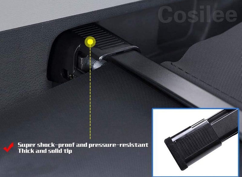 Cosilee Retractable Trunk Cargo Cover for 2019-2023 Toyota Prius (L Eco/XLE/Limited) - Privacy Security Shade Tonneau Shield - Image 3